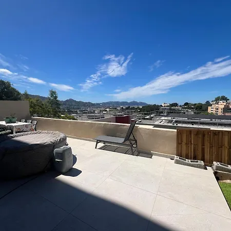 Maisons Detente Jardin, Terrasse Vue Mer Et Spa Marseille Exterior photo