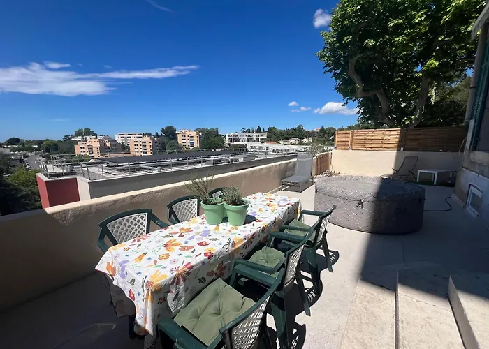 Maisons Detente Jardin, Terrasse Vue Mer Et Spa Marseille